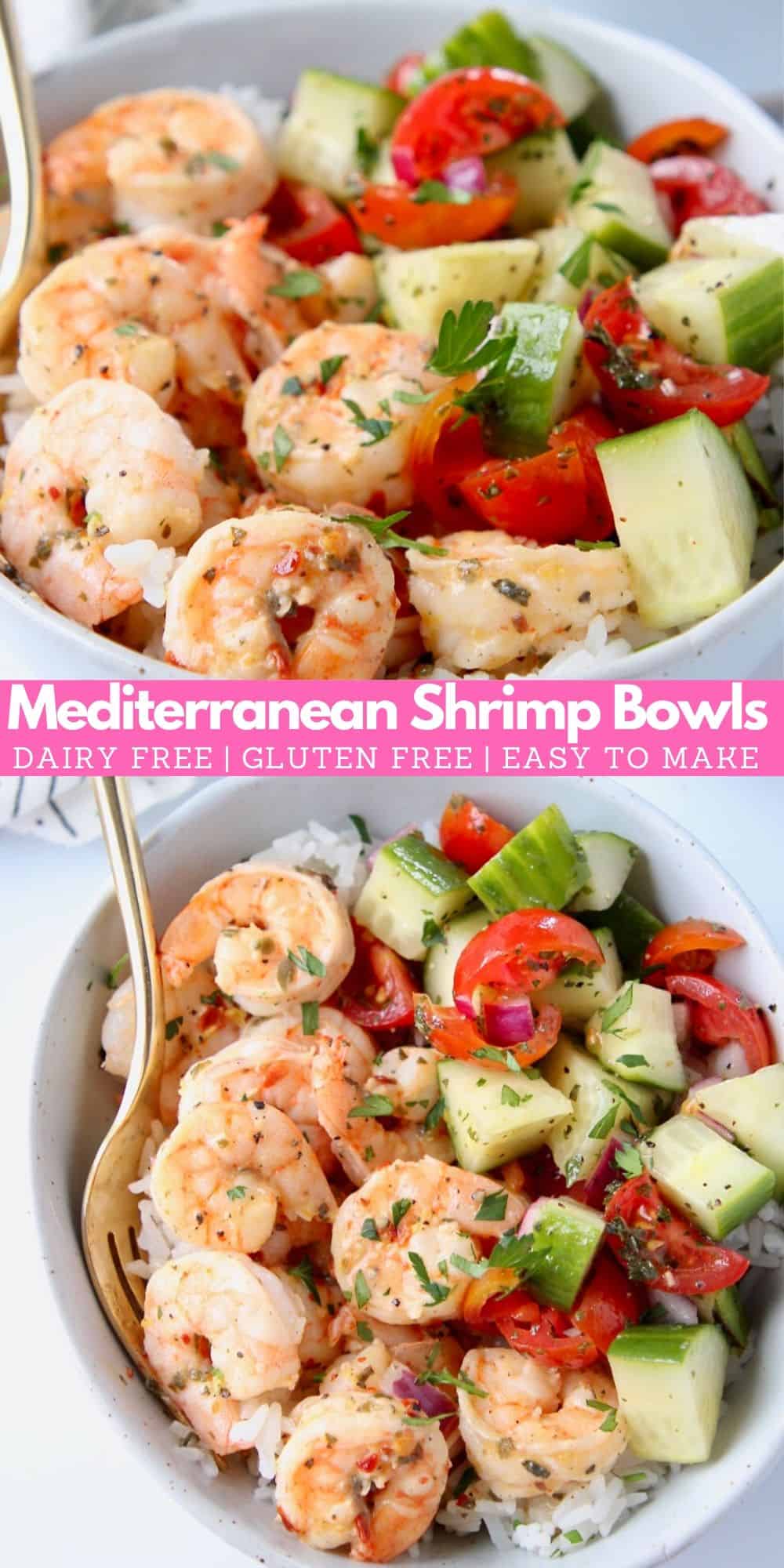 Easy Mediterranean Shrimp & Rice Bowl - Bowls Are The New Plates