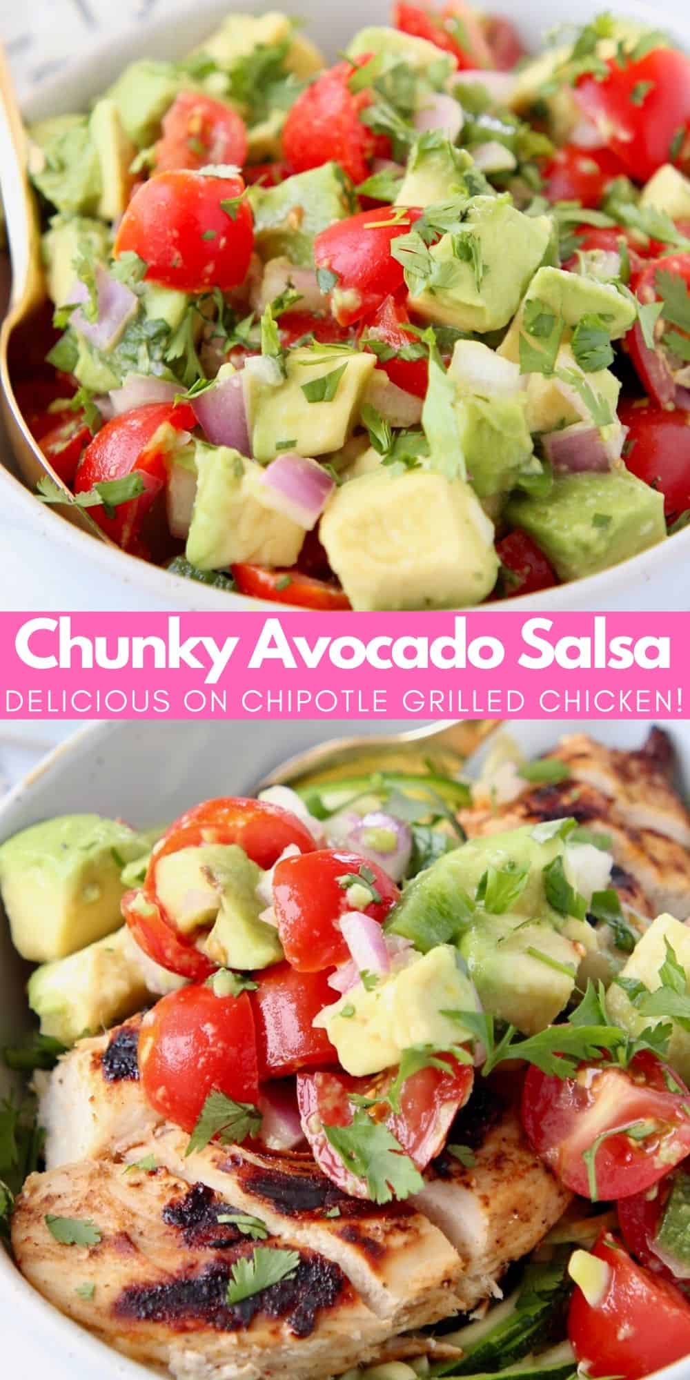 Chunky Avocado Salsa - Bowls Are The New Plates