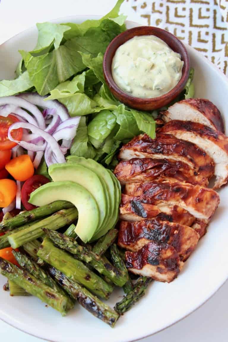 Whole30 Grilled BBQ Chicken Bowl - Bowls Are The New Plates