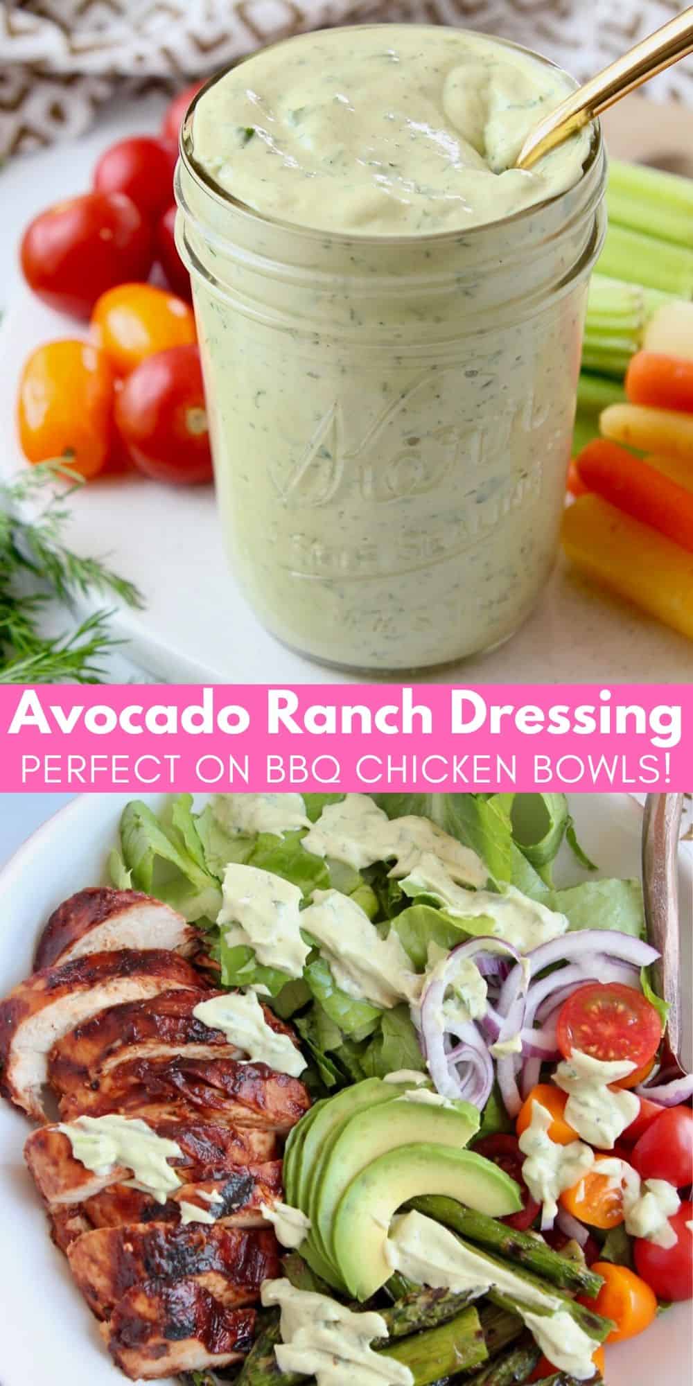 Vegan Avocado Ranch Dressing & Dip Recipe - Bowls Are The New Plates