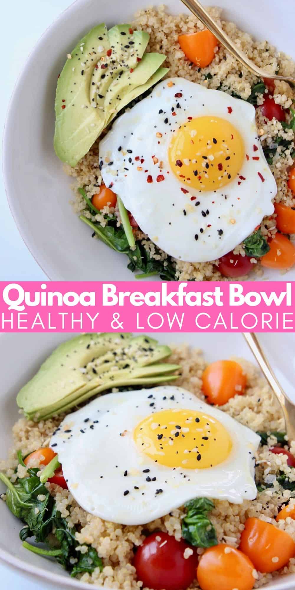 10 Minute Savory Quinoa Breakfast Bowl - Bowls Are The New Plates