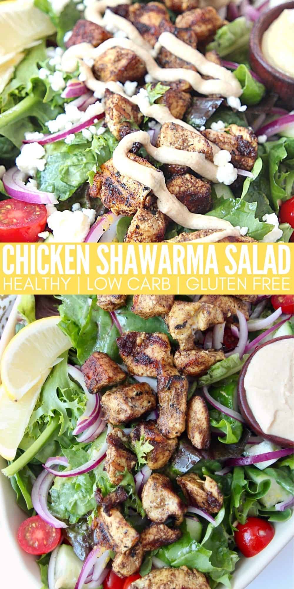 Grilled Chicken Shawarma Salad Recipe - Bowls Are The New Plates