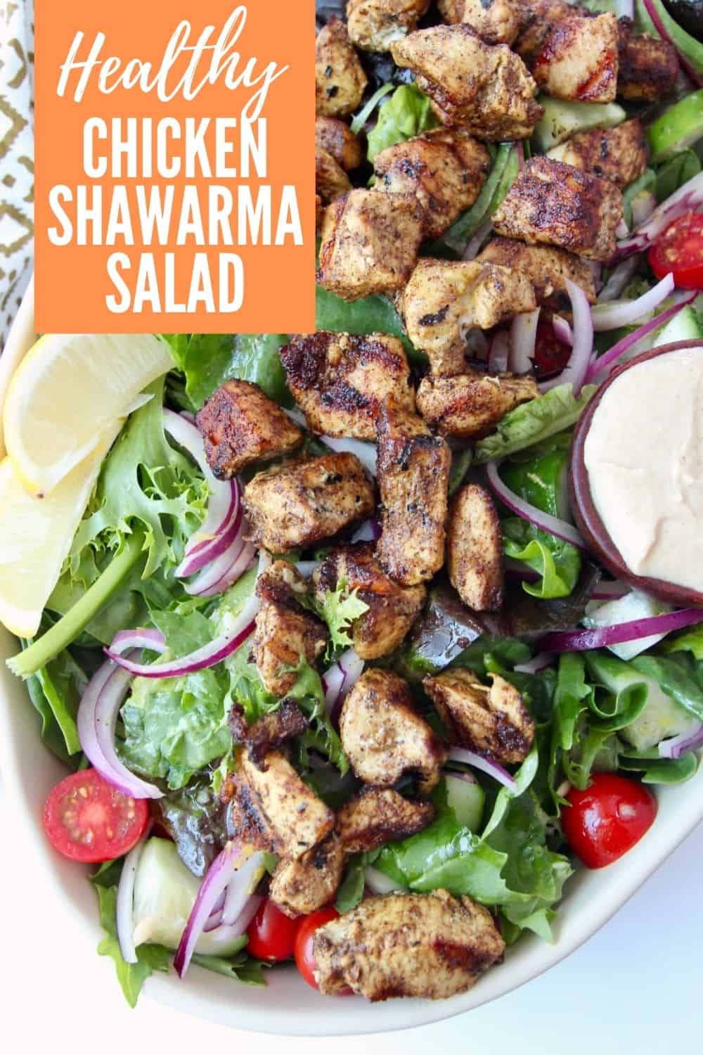 Grilled Chicken Shawarma Salad Recipe - Bowls Are The New Plates