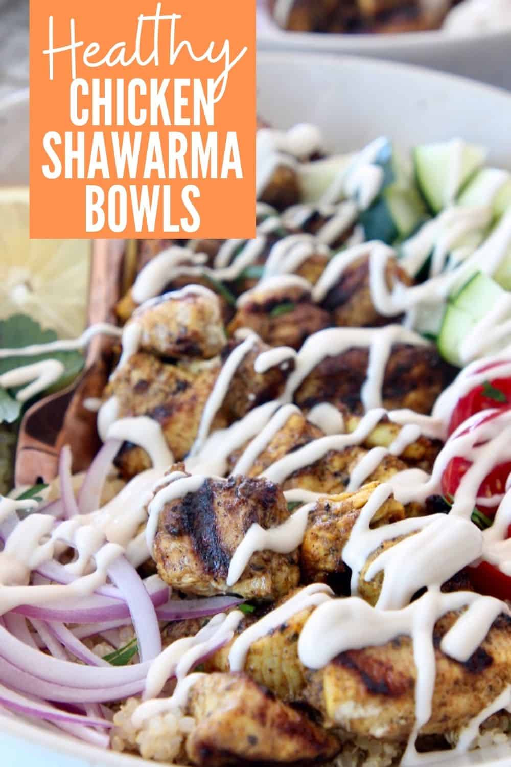 Healthy Chicken Shawarma Bowl Recipe - Bowls Are The New Plates