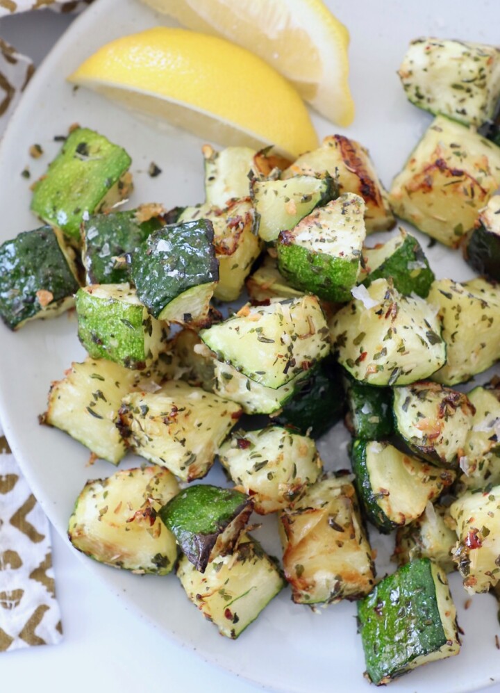 Air Fryer Zucchini (Keto Recipe) - Bowls Are The New Plates