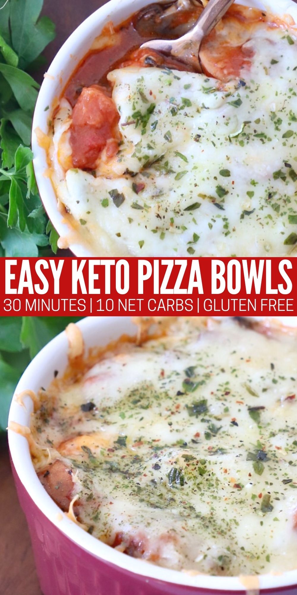 Easy Crustless Keto Pizza Bowl - Bowls Are The New Plates
