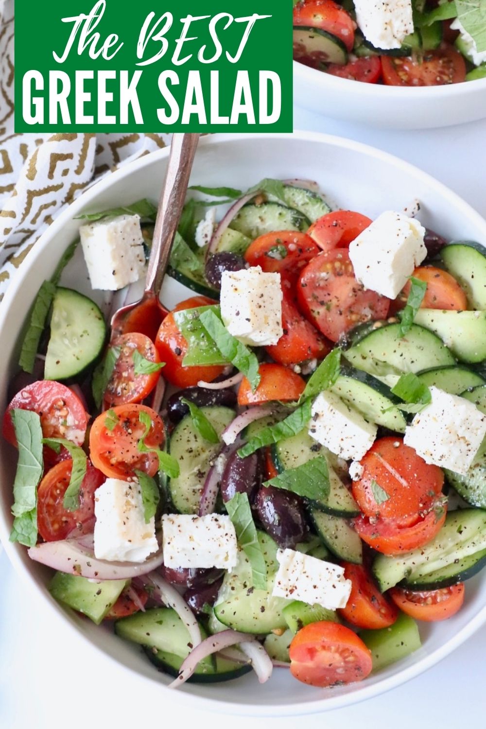 Cucumber Greek Salad Recipe - Bowls Are The New Plates